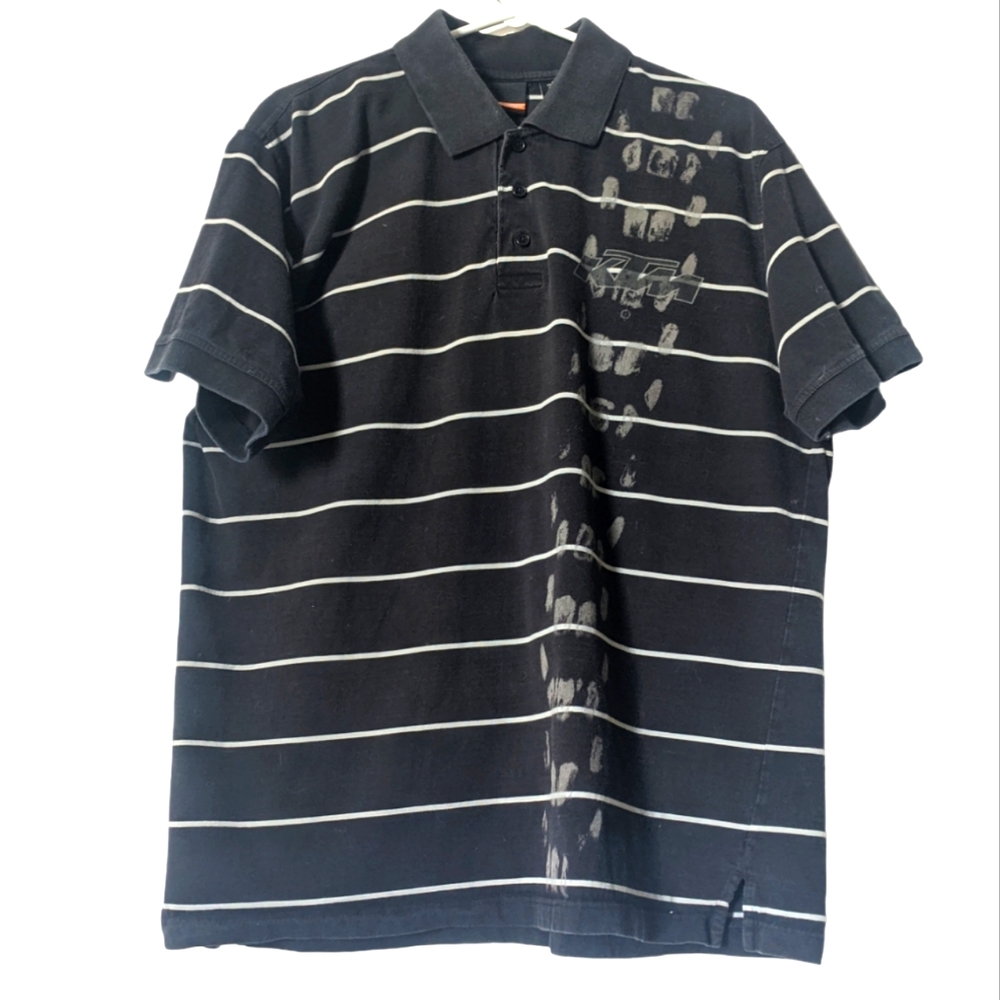 KTM Racing Hard Equipment Short Sleeve Polo Shirt XL